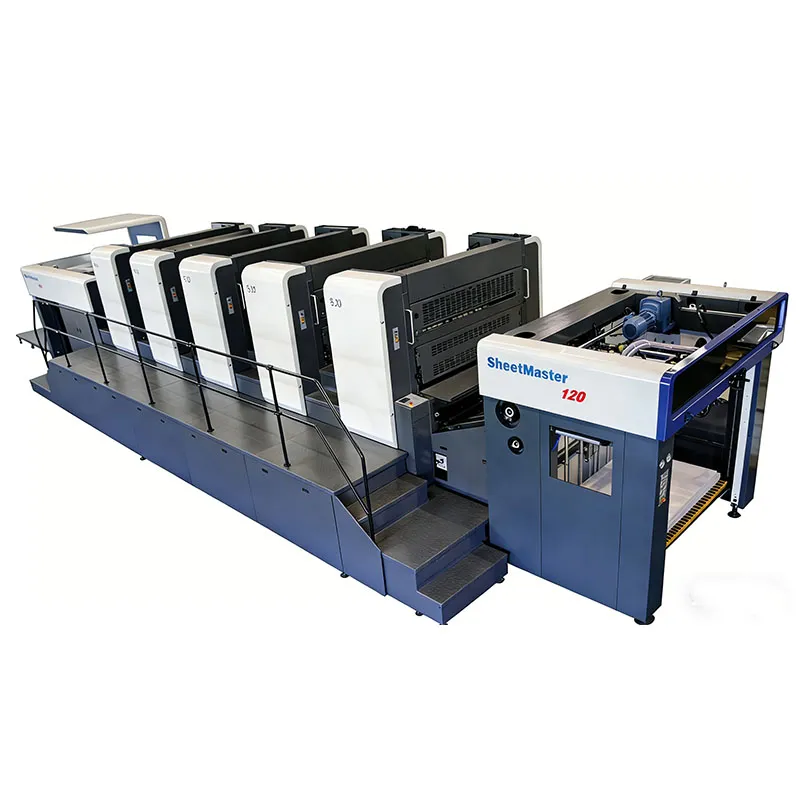 XJ120 Пятикрасочная офсетная печатная машина